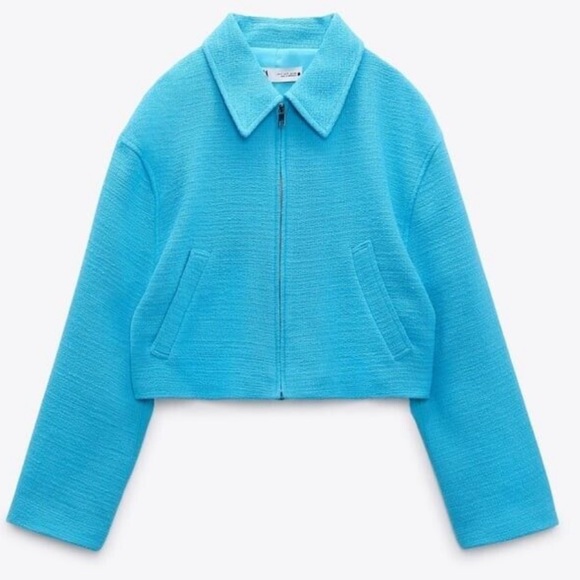 ZARA TEXTURED JACKET - Picture 2 of 10